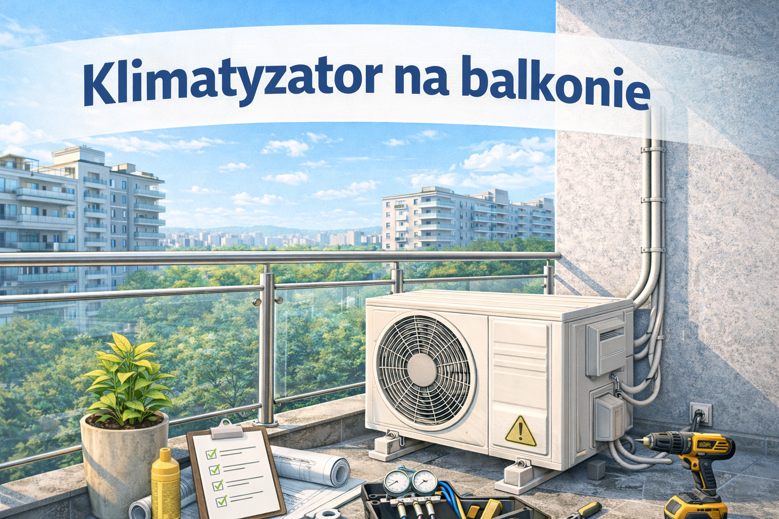 Klimatyzacja na balkonie warszawa
