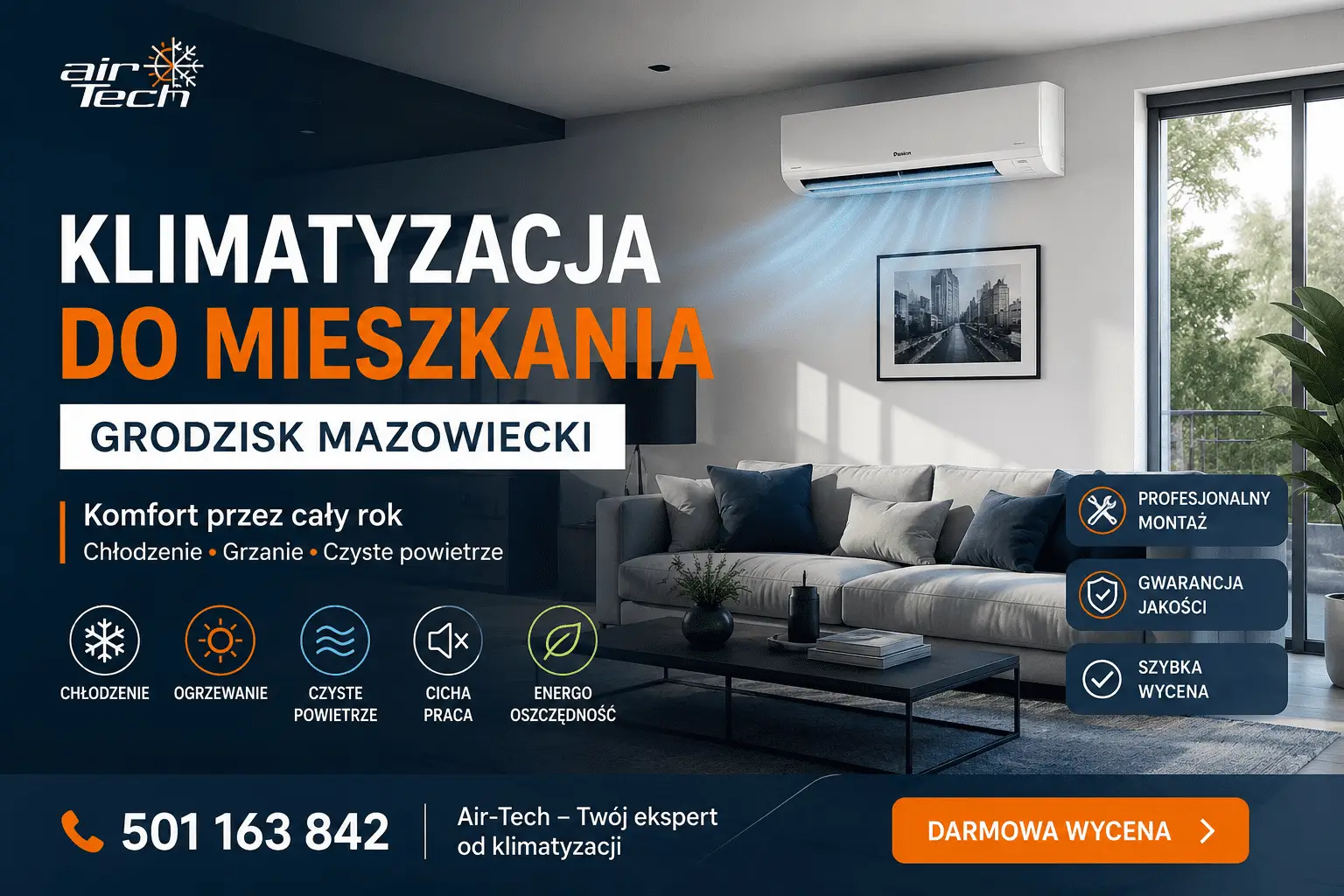 Jaka klimatyzacja do mieszkania grodzisk mazowiecki