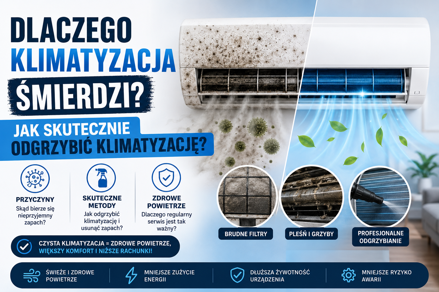 Czy klimatyzacja śmierdzi Sprawdź!