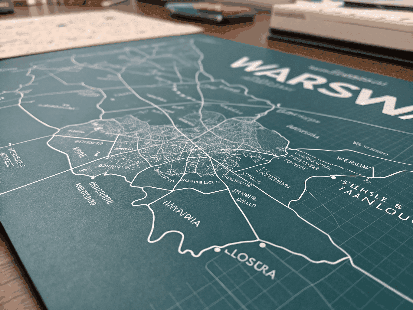 Mapa obszaru serwisowego Warszawa Bemowo